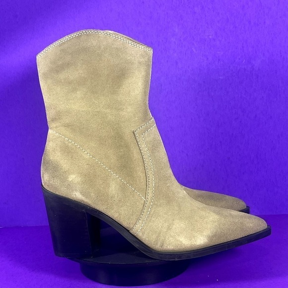 BP. Women's Tan Smoke Surina Western Bootie Shoe Size 8.5 - Picture 1 of 7